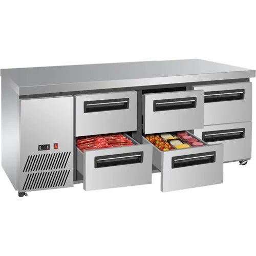 Thermaster Six drawer Lowboy Fridge LBC180. - Hospitality Connect