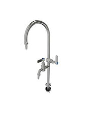 3Monkeez Guardian-S/S Type 8 lab tap with lever handle, tube nozzle, fixed spout, 1/2" BSP inlet, stainless steel construction.