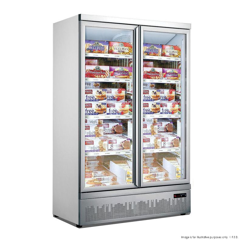 Thermaster Double Door Supermarket Freezer - LG-1000GBMF. - Hospitality Connect