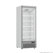 Thermaster 636L Single Glass Door Upright Drink Fridge Bottom Mounted LG-600GBM