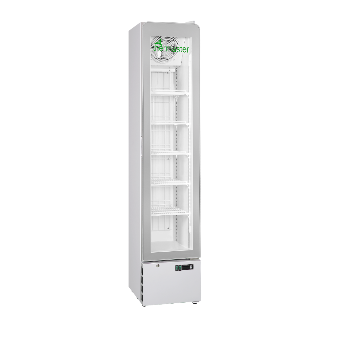 Thermaster SlimFit 165L Single Glass Door Display Freezer - LG165FZ