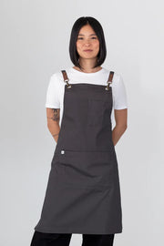 Aussie Chef Luna Slate Grey Aprons