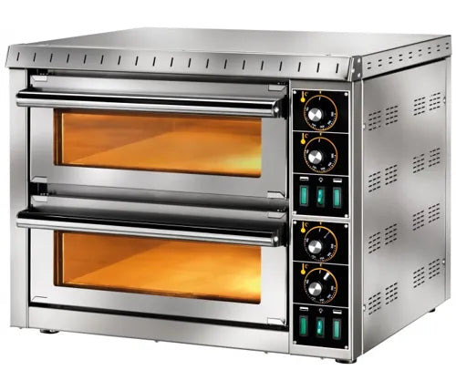 GAM MD Series Compact Double Stone Deck Oven - fits up to 35cm pizza per deck FORMD11MN230 - Hospitality Connect