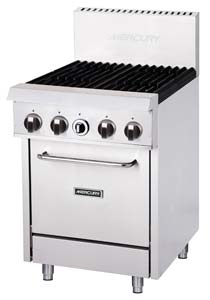 Mercury Oven Ranges 4 Burner M24S-4F - Hospitality Connect