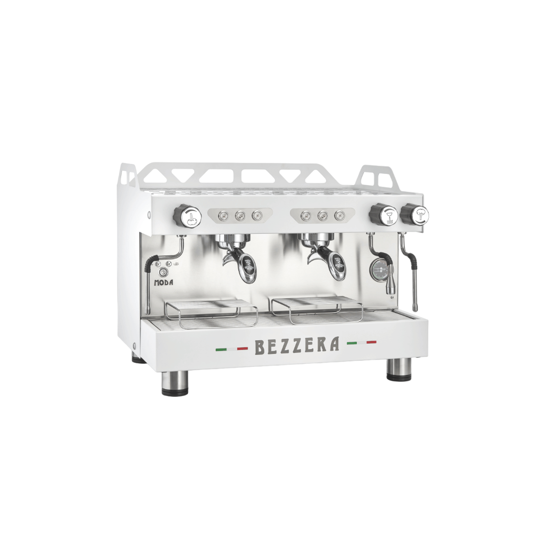 Bezzera MODA DE 2 Group Espresso/coffee Machine (White) - MODADE2W