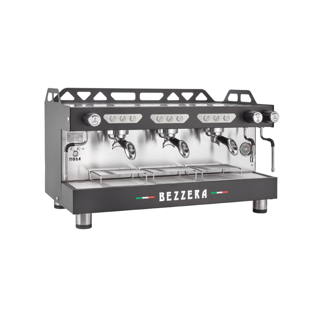 Bezzera MODA DE 3 Group Espresso/Coffee Machine (Black) - MODADE3B