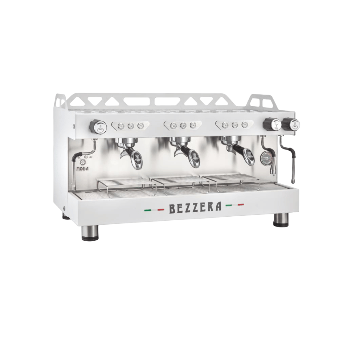 Bezzera MODA DE 3 Group Espresso/Coffee Machine (White) - MODADE3W