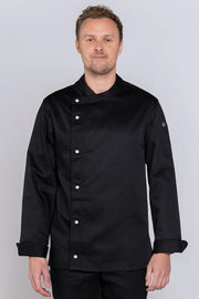 Aussie Chef Tunic Black Long Sleeves-XL Jacket