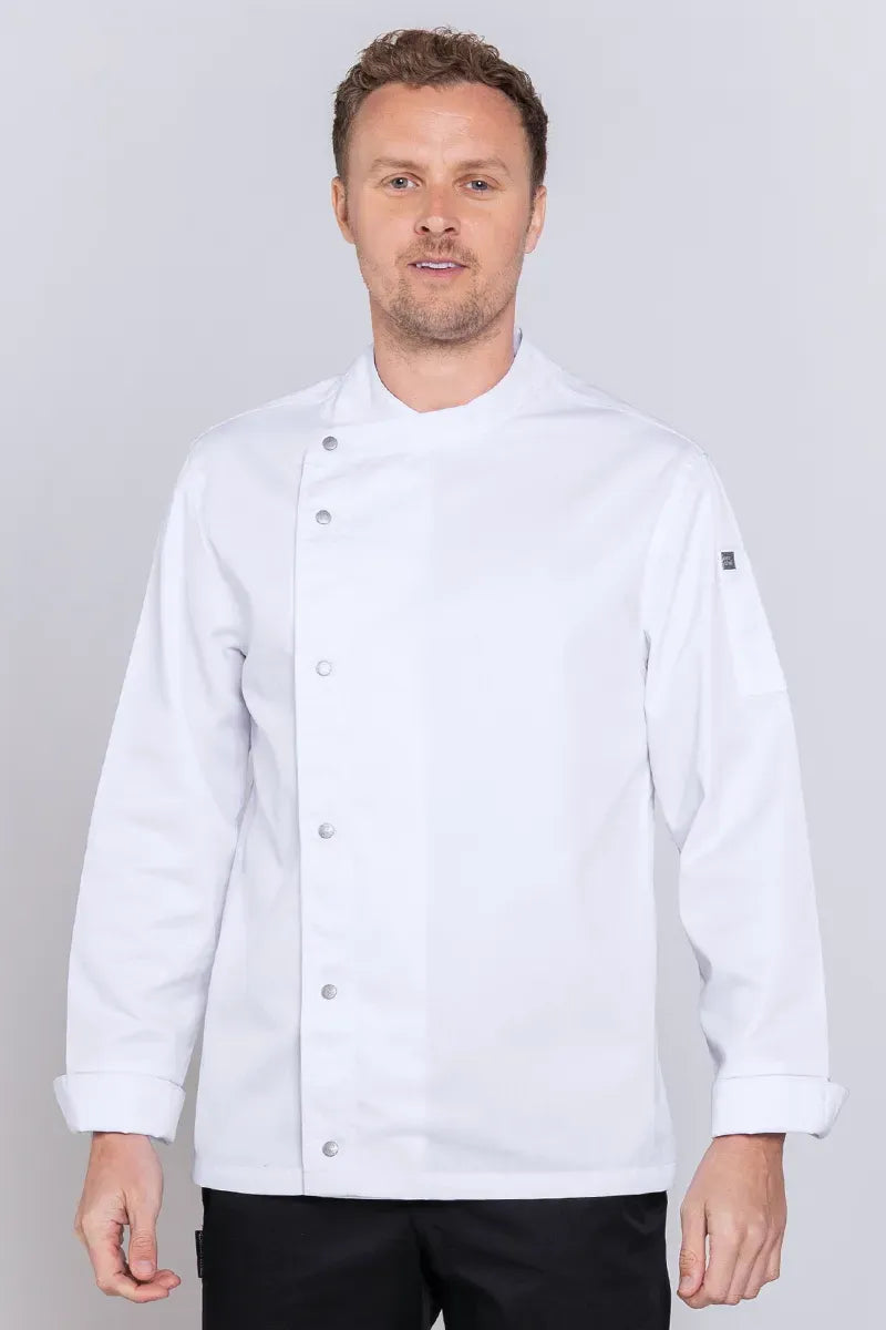Aussie Chef Tunic White Long Sleeve-L Jacket