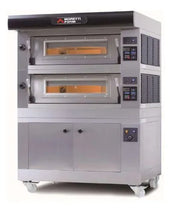 Moretti Amalfi Double Deck Oven on Stand 12 Tray COMP B/2/S - Hospitality Connect
