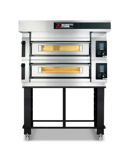Moretti serieS Double Deck Bakery Oven on Stand - Hospitality Connect