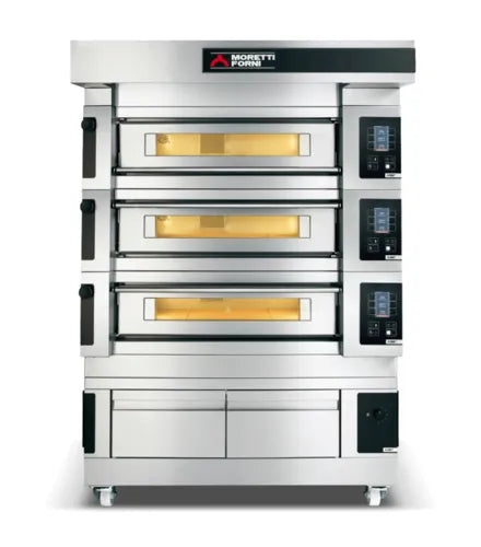 Moretti serieS Triple Deck Oven on Prover 6 Tray S50E/3/L - Hospitality Connect