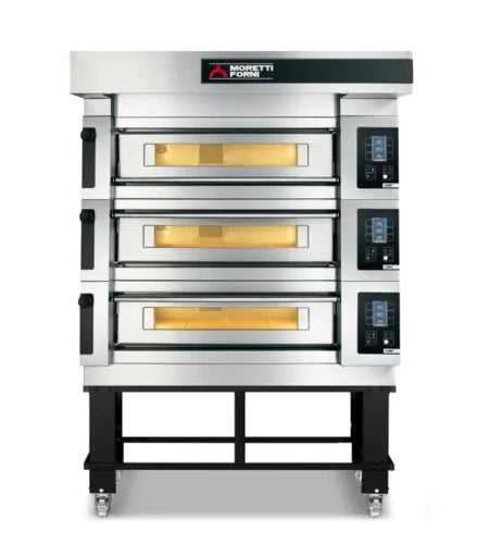 Moretti serieS Triple Deck Bakery Oven on Stand - Hospitality Connect