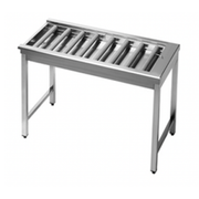 Fagor Stainless Steel Rolling Table for 2 Baskets MR2C