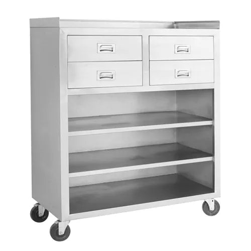 Modular Mobile cabinet with 4 Drawers and 3 Shelves MS116. - Hospitality Connect