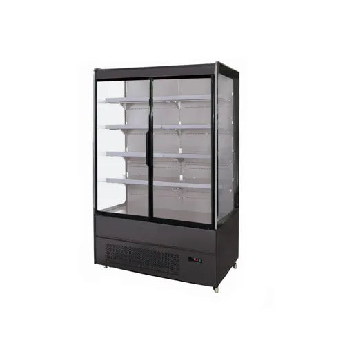 Bonvue 4 Shelves Open Chiller with Glass Doors - OD-1580P. - Hospitality Connect
