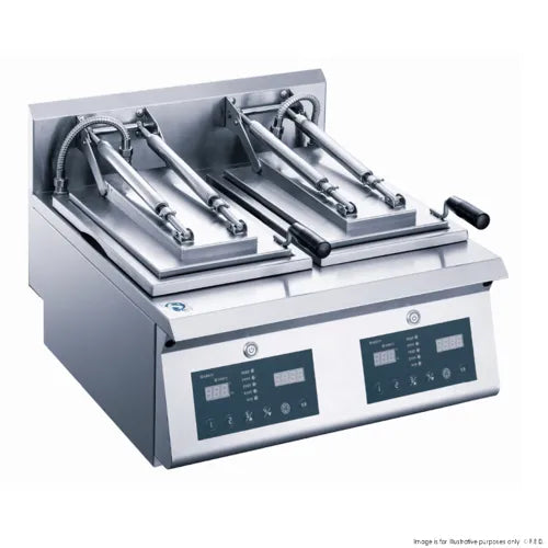 BenchStar Automatic Double Pan Fried Dumplings/Buns Machine NPD-2 - Hospitality Connect