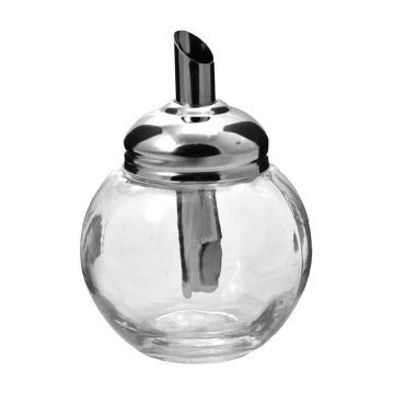 KH KHAFE GLASS SUGAR POURER ONION SHAPE ROUND 285ml - Hospitality Connect