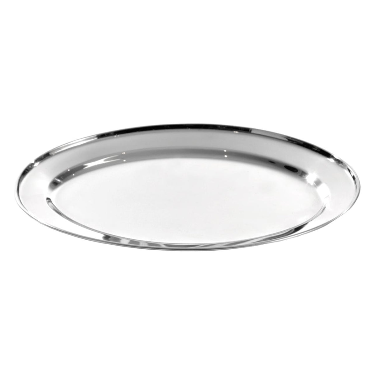 KH PLATTER OVAL 300mm S/STEEL