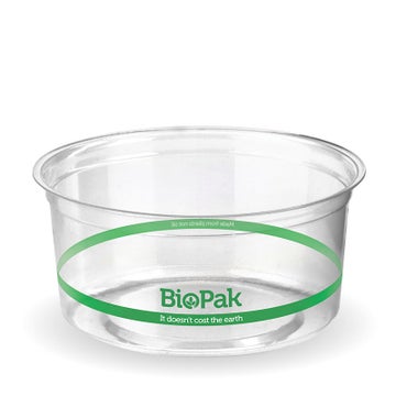 BIOPAK 360ml Clear BioBowl 500 Units
