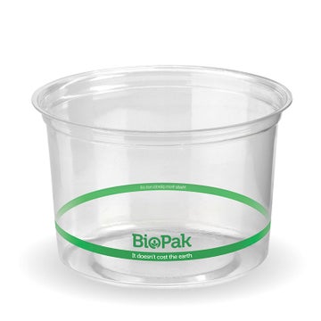 BIOPAK 500ml Clear BioBowl 500 Units - Hospitality Connect