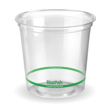 Biopak 700ml Clear BioBowl 500 Units - Hospitality Connect