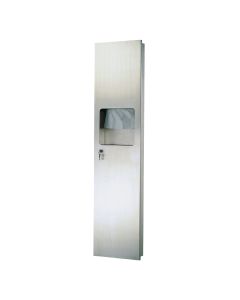 3Monkeez Paper Towel Dispenser With Waste Receptacle WA-PTDWR1-R