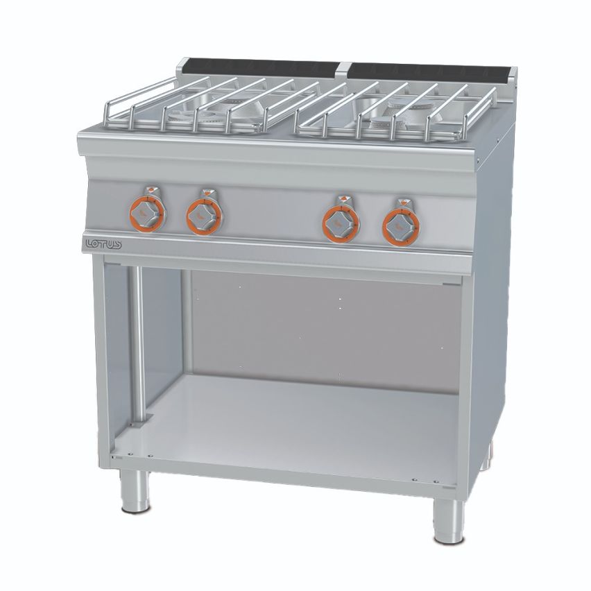 Lotus PC-78GP 4 Burner Gas Range on Base - Hospitality Connect