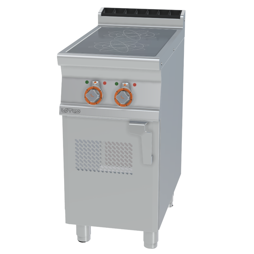 Lotus PCI-74ET Electric 2 Zone Induction Boiling Unit on Cupboard Base - Hospitality Connect