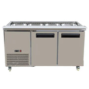 Thermaster  Bench Station Two Door - 4x11 GN Pans PG150FA-B. - Hospitality Connect