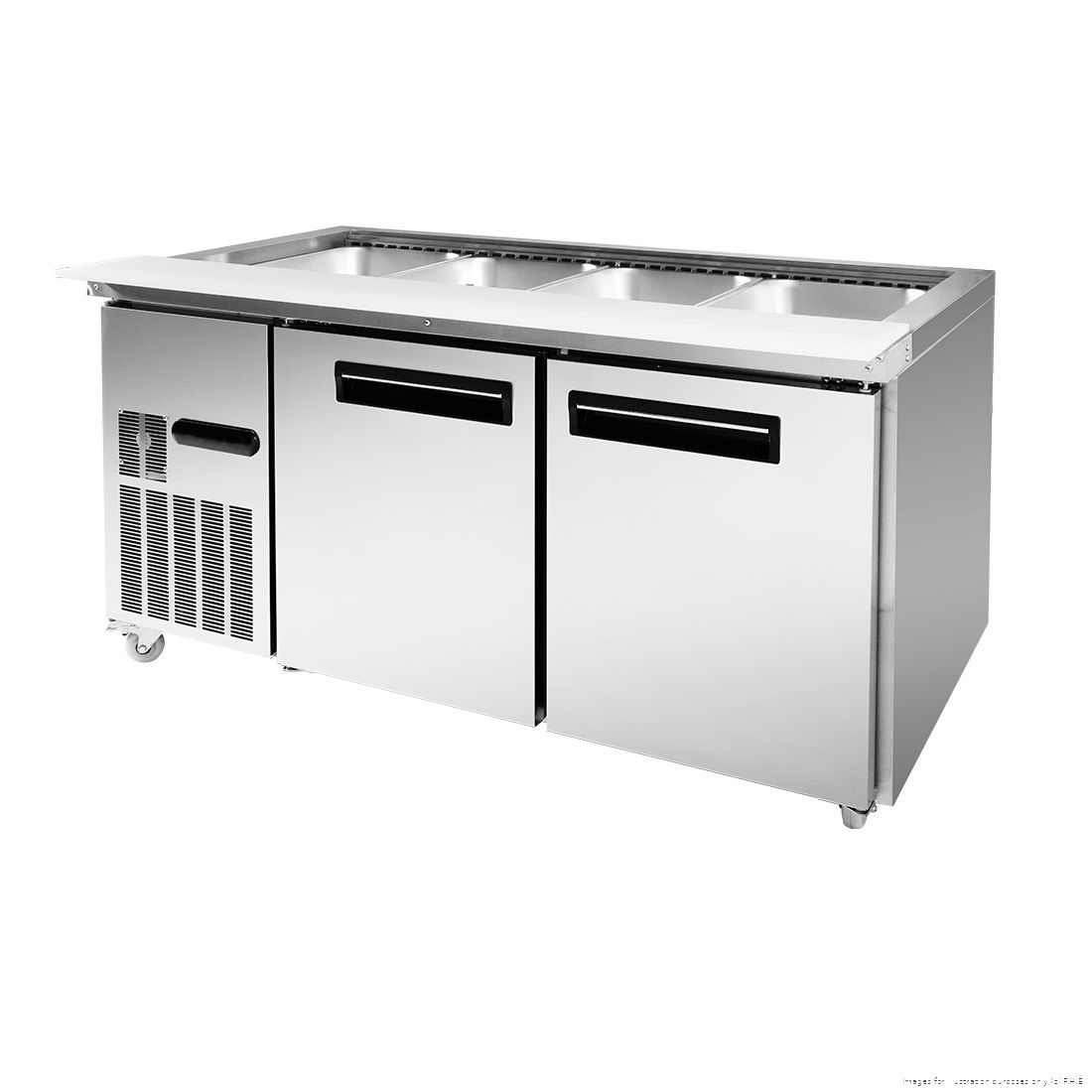 Thermaster 600L Cold Food Bench Station, Hold 4X1/1 GN PG150FA-XB, image 2