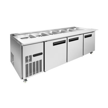 Thermaster 1000L Cold Food Bench Station, Hold 6X1/1 GN Pans PG210FA-XB
