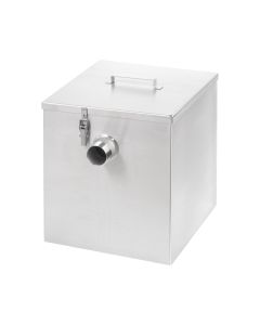 3Monkeez plaster arrestor with 50mm BSP inlet and outlet, includes Kee Seal, made of durable 304 stainless steel.