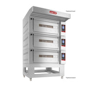 Zanolli Teorema Polis 2/MC26-3 Triple Deck Bakery Oven – 2 + 2 + 2 Tray (400 x 600) Capacity POM2E06A-3