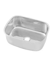 3Monkeez pressed sink bowl with dimensions 520x370x210, showcasing its sleek design and sturdy pressed construction.