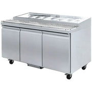 Thermaster Three door DELUXE Pizza Prep Bench PWB200. - Hospitality Connect