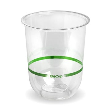 BIOPAK 500ml Clear Tumbler BioCup 1000 Units
