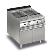 BARON 15+15L Double Basin Gas Deep Fryer With Piezo Ignition - Hospitality Connect