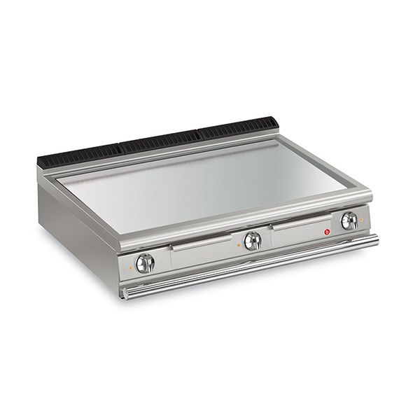 BARON 3 Burner Electric Fry Top With Smooth Chrome Plate And Thermostat Control - Hospitality Connect