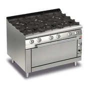 BARON 6 Burner Gas Cook Top With Full Length Gas Oven - Hospitality Connect
