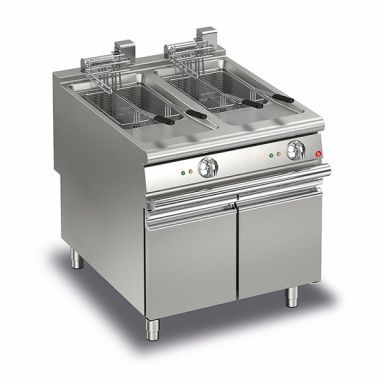 BARON 22+22L Double Basin Electric Deep Fryer Q90FRI/E822 - Hospitality Connect