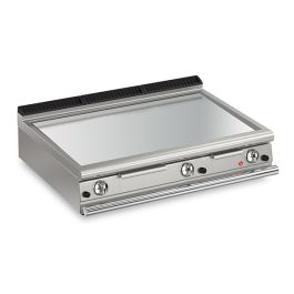 BARON 3 Burner Gas Fry Top With Smooth Chrome Plate And Thermostat Control Q90FTT/G1205 - Hospitality Connect