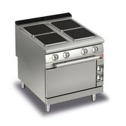 BARON 4 Burner Electric Cook Top With Electric Oven - Hospitality Connect