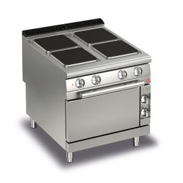 BARON 4 Burner Electric Cook Top With Electric Oven - Hospitality Connect