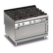 BARON 6 Burner Gas Cook Top With Full Length Gas Oven - Hospitality Connect