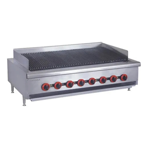 Gasmax Natural Gas 8 Burner Char Grill Top QR-48E . - Hospitality Connect