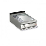BARON 1 Burner Electric Fry Top With 2/3 Smooth 1/3 Ribbed Chrome Plate Q9S0FT/E625 - Hospitality Connect