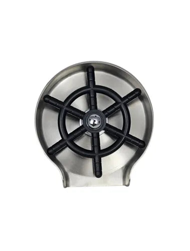 3Monkeez Kitchen Sink Glass Rinser with Round Drain Tray.  R-KGR-100 - Hospitality Connect