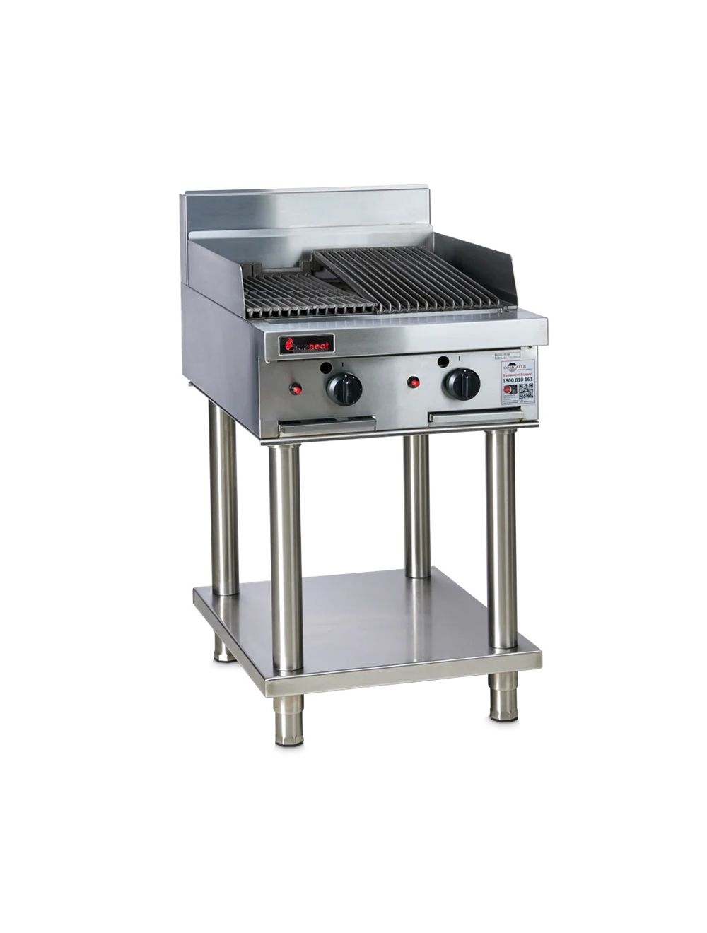 Trueheat 600mm Barbecue supplied with stand and regulator RCB6-LP-STD6-KIT - Hospitality Connect