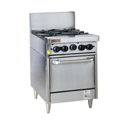 Trueheat RC Series 600mm Range W 4 Burners RCR6-4 - Hospitality Connect